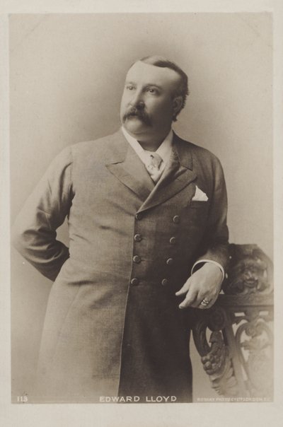 Edward Lloyd, tenore inglese da English Photographer