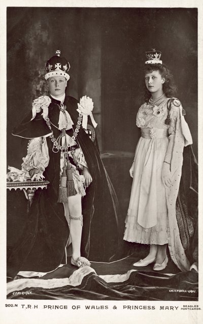 Edoardo, Principe di Galles e Maria, Principessa Reale da English Photographer