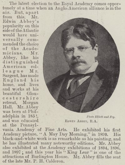 Edwin Abbey, RA da English Photographer