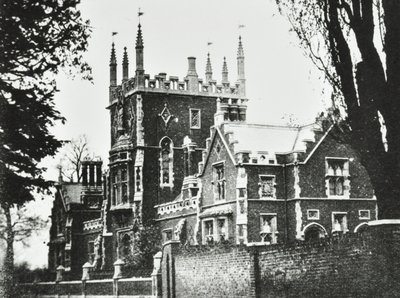 Elizabethan School, Broomhouse Lane: esterno, 1880 da English Photographer