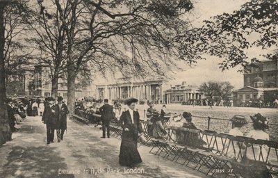 Ingresso a Hyde Park, Londra da English Photographer