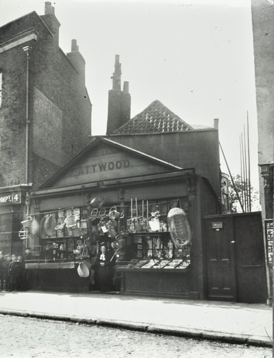 Evelyn Street: vicino a Deptford High Street, Londra, 1899 da English Photographer