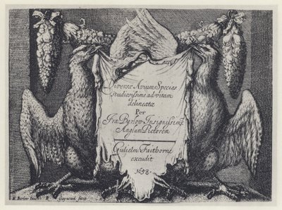 F Barlow, Diversae avium species, G Faithorne 1658 da English Photographer