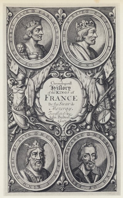 F Eudes de Mezeray, Una Storia Cronologica dei Re di Francia, Tr J Bulteel, T N per T Basset, ecc. 1683 da English Photographer