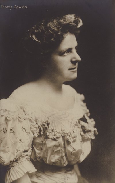 Fanny Davies, pianista britannica da English Photographer