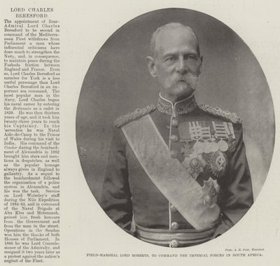 Maresciallo di campo Lord Roberts, per comandare le forze imperiali in Sudafrica da English Photographer