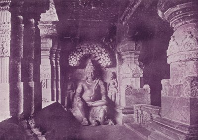 Figura di Indra, Grotte di Ellora da English Photographer