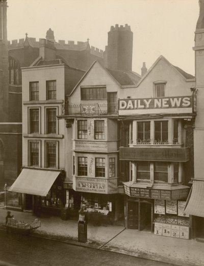 Fleet Street, Londra; lato nord con 184-186 Fleet Street da English Photographer