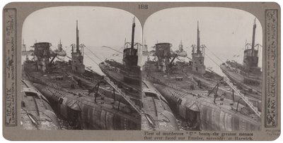 Flotta di sottomarini U, la più grande minaccia mai affrontata dal nostro Impero, resa a Harwich, novembre 1918 da English Photographer