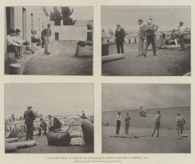 Quattro scatti di alcuni membri del Comitato di Riforma di Johannesburg nella prigione di Pretoria da English Photographer