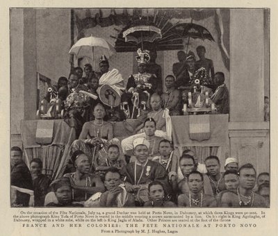 La Francia e le sue colonie, la Festa Nazionale a Porto Novo da English Photographer