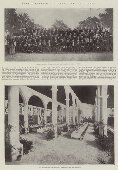 Celebrazioni Franco-Spagnole a Xeres da English Photographer