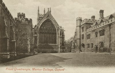 Front Quad, Merton College, Oxford, Oxfordshire da English Photographer