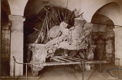 Carro funebre del Duca di Wellington da English Photographer