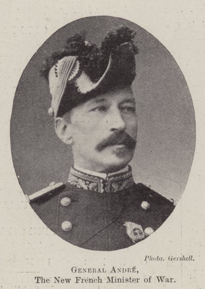 Generale Andre, il nuovo ministro della guerra francese da English Photographer