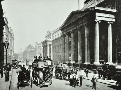 General Post Office, Saint Martins-le-Grand, Città di Londra, 1890 da English Photographer