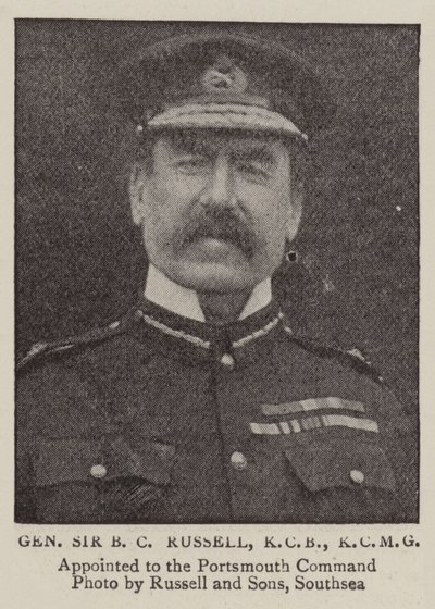 Generale Sir B C Russell, KCB, KCMG da English Photographer