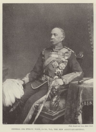 Generale Sir Evelyn Wood, GCB, VC, il Nuovo Aiutante Generale da English Photographer