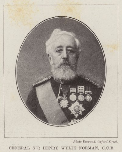 Generale Sir Henry Wylie Norman, GCB da English Photographer