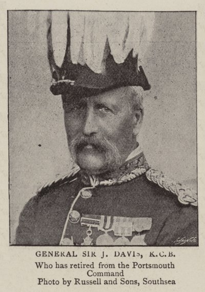Generale Sir J Davis, KCB da English Photographer