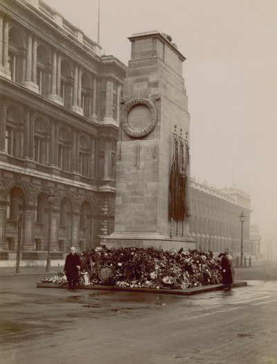 Veduta generale del Cenotafio a Whitehall da English Photographer