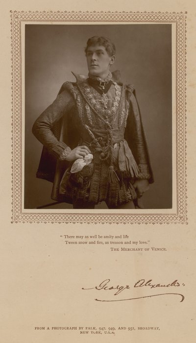 George Alexander, attore da English Photographer
