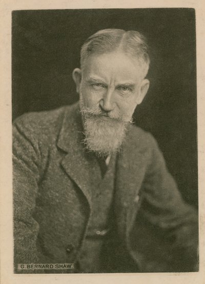 George Bernard Shaw, fotografia da English Photographer