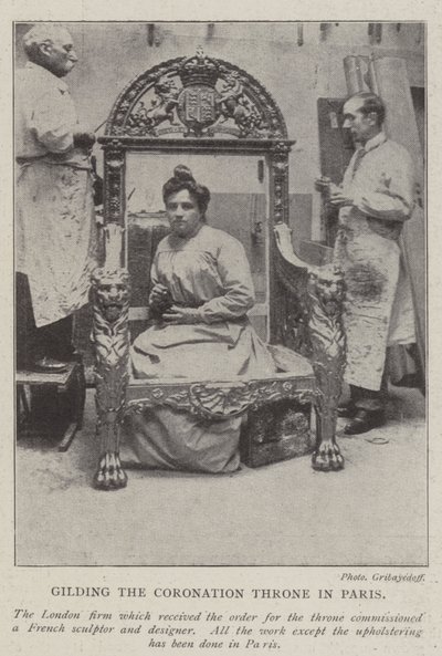 Doratura del trono dell