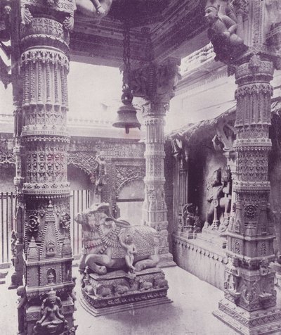 Tempio di Gosain, Benares da English Photographer