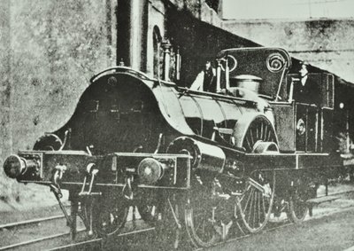 Great Eastern Railway (sezione London & Blackwall) Locomotiva a serbatoio a singolo conducente, 1860 da English Photographer