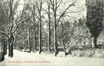 Green Lane, Northwood da English Photographer