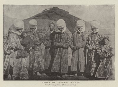 Gruppo di donne Kirghiz da English Photographer