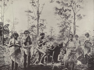 Gruppo di aborigeni del Queensland da English Photographer