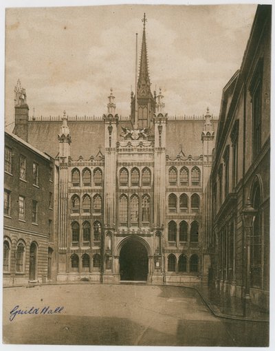 Guildhall, Londra. Fotografia vittoriana da English Photographer