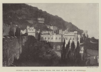 Castello di Gwyrch, Abergele, Galles del Nord, la Residenza del Conte di Dundonald da English Photographer