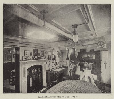 HMS Melampus, la cabina del principe da English Photographer