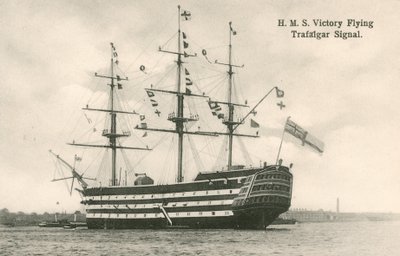 HMS Victory, segnale di Trafalgar da English Photographer
