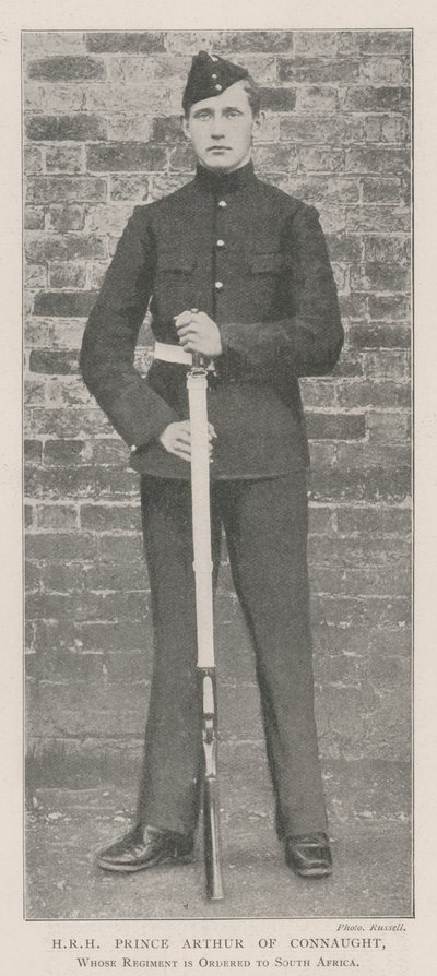 SAR il principe Arturo di Connaught, il cui reggimento è ordinato in Sudafrica da English Photographer