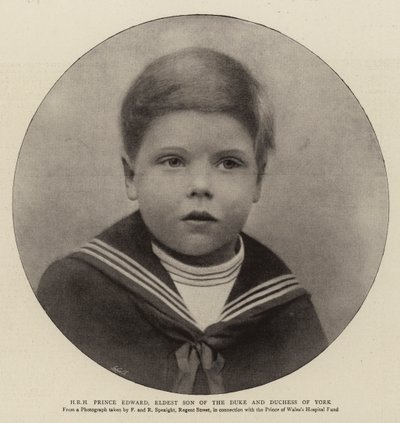 S.A.R. il Principe Edoardo, figlio maggiore del Duca e della Duchessa di York da English Photographer
