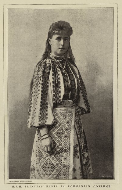 S.A.R. la principessa Marie in costume rumeno da English Photographer
