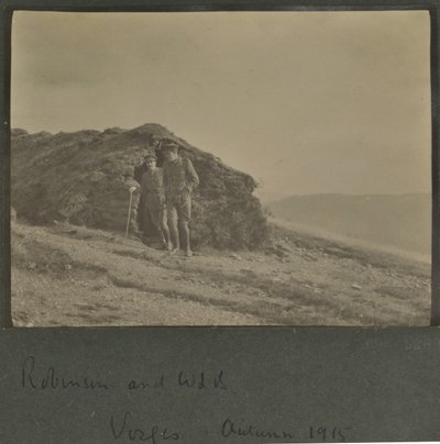 Harold Roper Robinson e William Lawrence Bragg, Vosgi, autunno 1915 da English Photographer