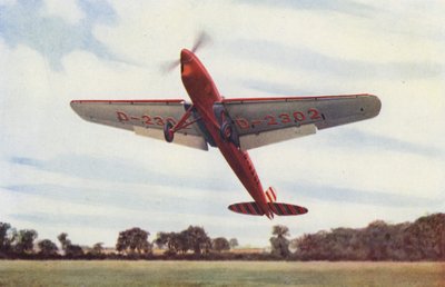 Aereo Heinkel con fessure e alette da English Photographer