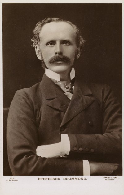 Henry Drummond (1850-1897), evangelista, scrittore e conferenziere scozzese da English Photographer