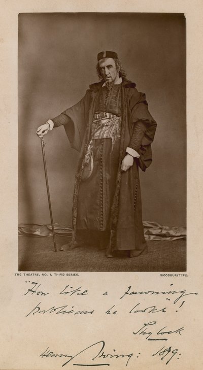 Henry Irving da English Photographer