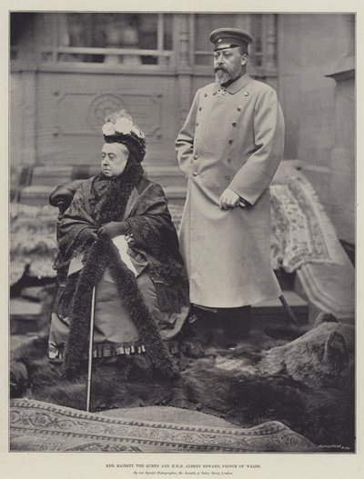 Sua Maestà la Regina e SAR Alberto Edoardo, Principe di Galles da English Photographer