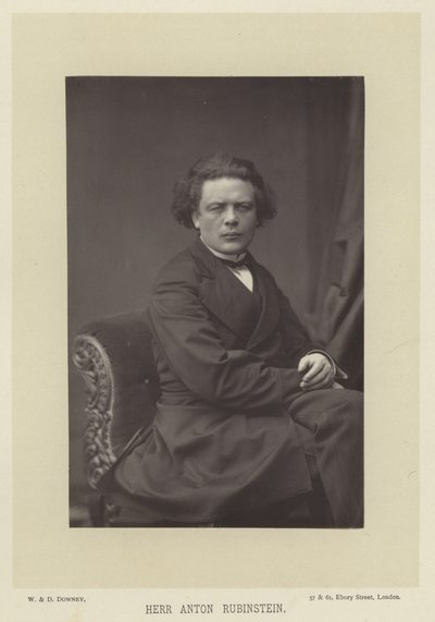 Herr Anton Rubinstein da English Photographer