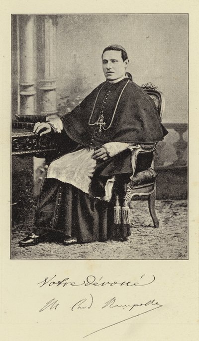 Sua Eminenza il Cardinale Rampolla da English Photographer
