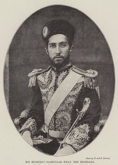 Sua Altezza Nasrullah Khan, lo Shahzada da English Photographer