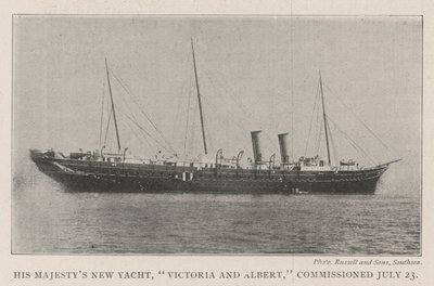Il nuovo yacht di Sua Maestà, Victoria e Albert, commissionato il 23 luglio da English Photographer