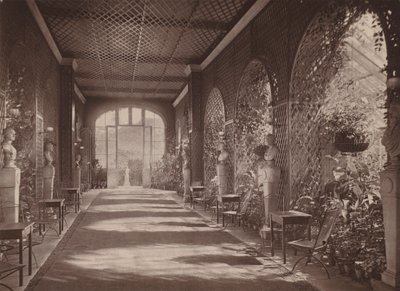 Holland House, Londra: Serra che conduce dalla Sala da Ballo da English Photographer
